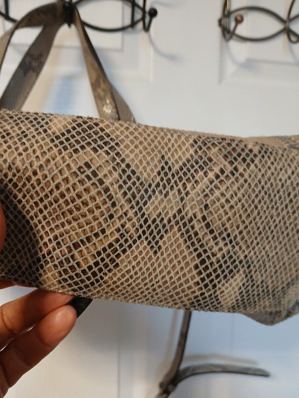 Michael Kors Snake Suede Bag - Picture 12 of 13